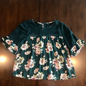 Floral blouse by Merona